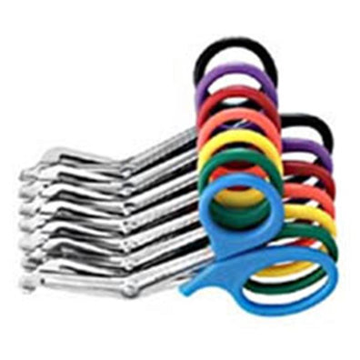 Scissors Universal 7-1/2" Blunt Serrated Angled German Stainless Steel Ea